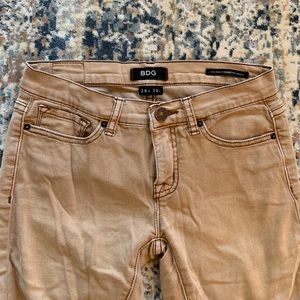 BDG Mid-Rise Cigarette Ankle Jeans